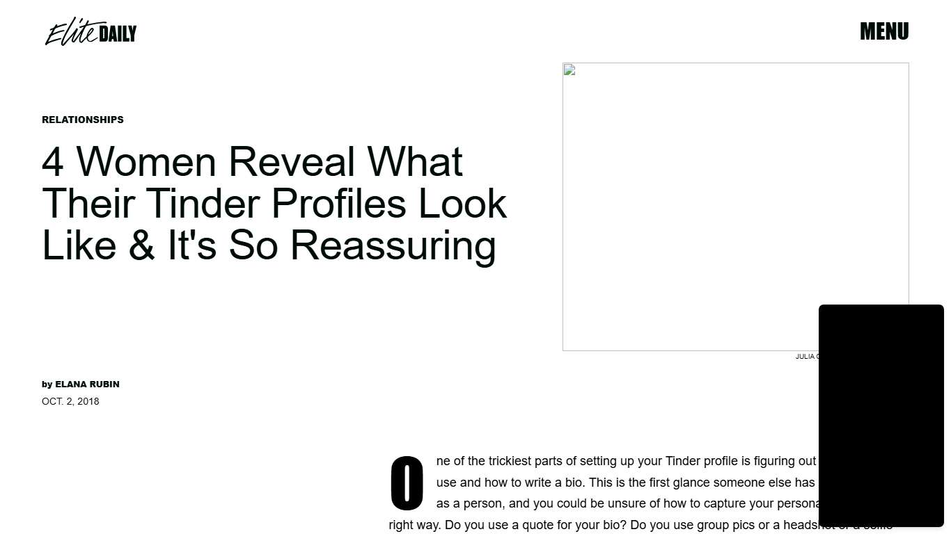 4 Women's Tinder Profile Ideas That Show There's No Wrong Way To Date