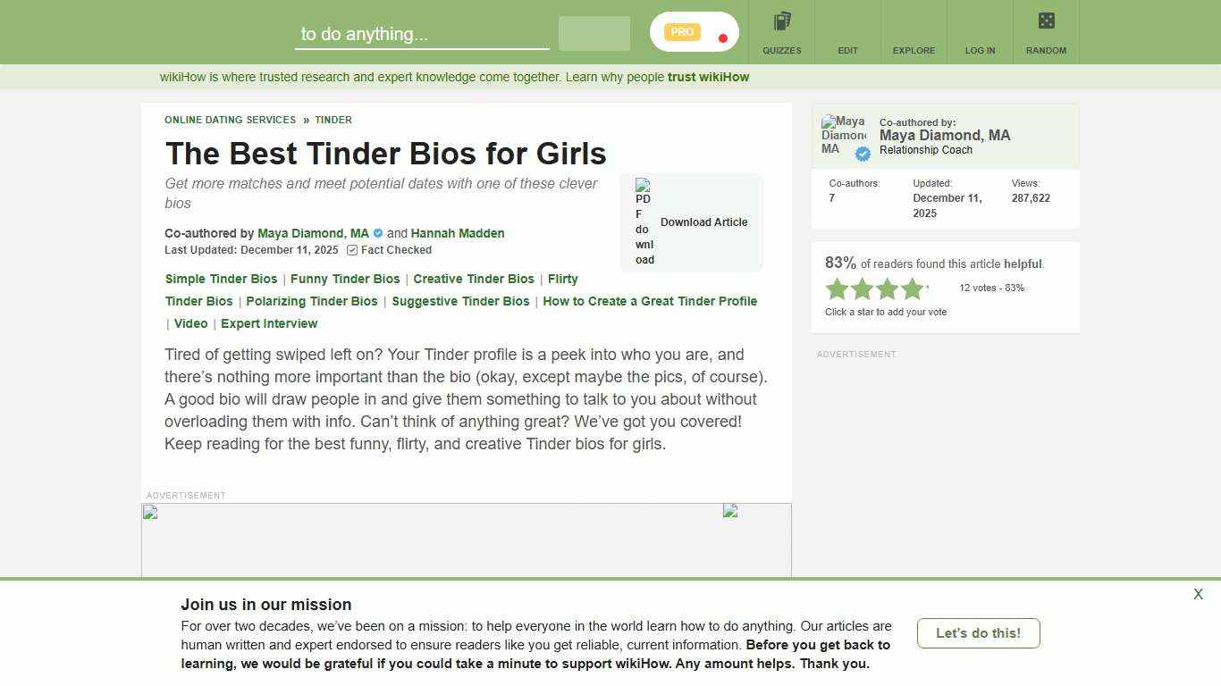 30 of the Best Tinder Bios for Girls: Funny, Flirty, & More