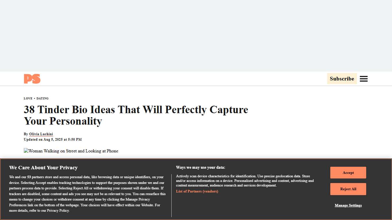 38 Best Tinder Bio Ideas to Make You Stand Out | PS Love